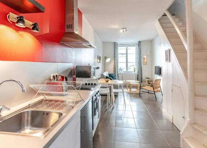 Quiet & Duplex Wifi Near Rhone & Parc Blandan ליון